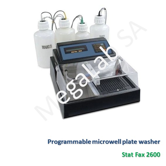 Programmable microwell plate washer